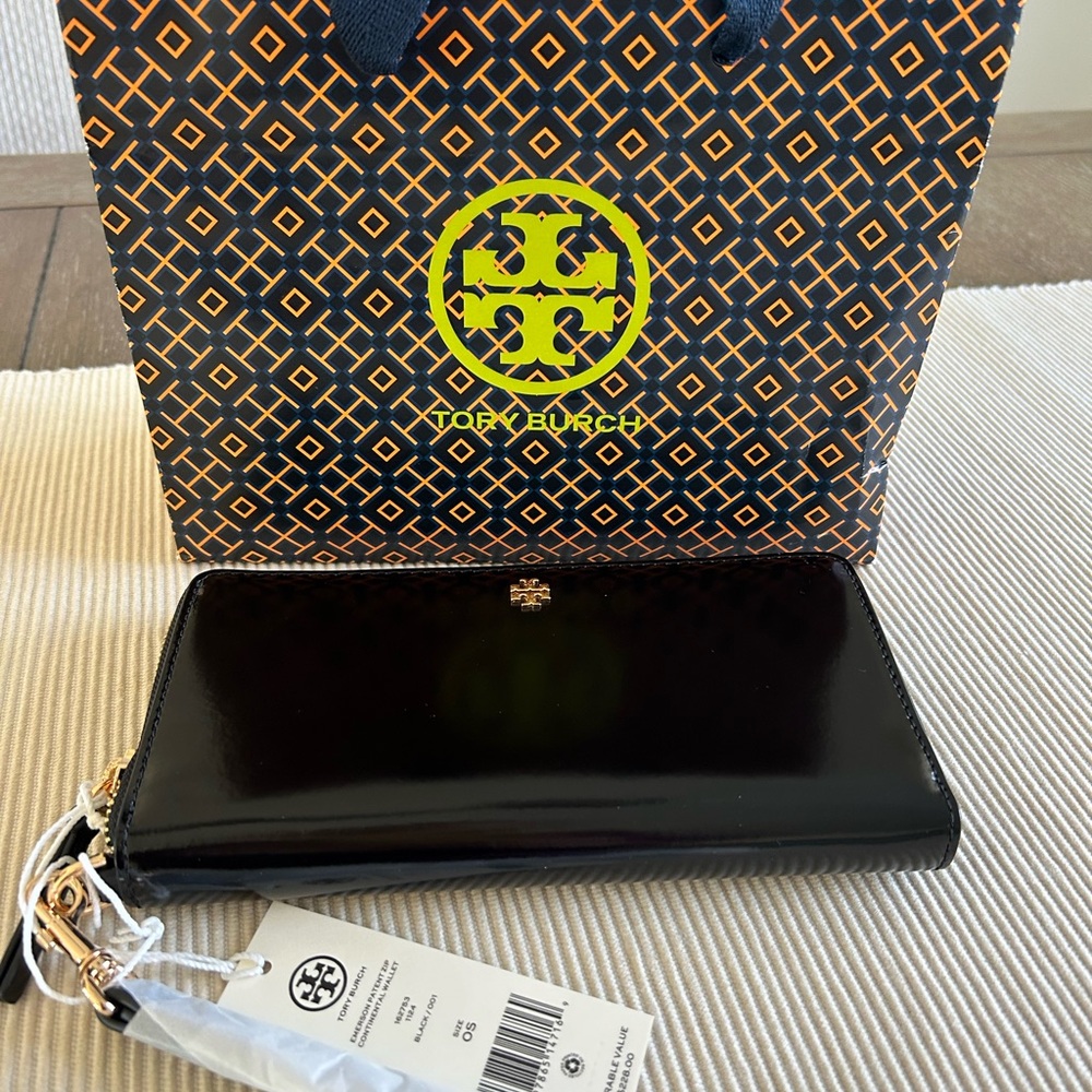Tory Burch Black Wallet